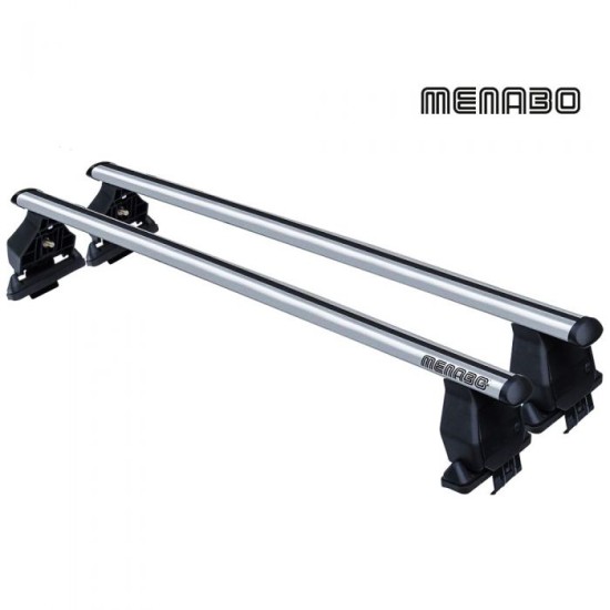 KIT ΜΕ ΜΠΑΡΕΣ ΟΡΟΦΗΣ ΓΙΑ DAEWOO LANOS 5D 1992-2002 ΑΛΟΥΜΙΝΙΟΥ TEMA MENABO (AL1-3360-FIX026G)-2 ΤΕΜ. Ετοιμα Kit Μπάρες 