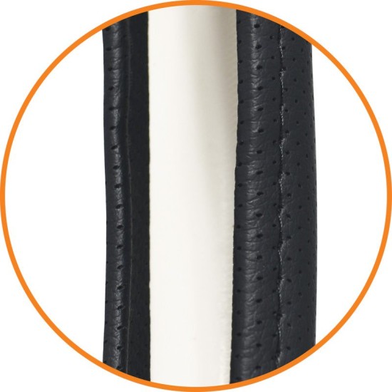 ΚΑΛΥΜMA ΤΙΜΟΝΙΟΥ ARISTON LEATHER FEELING ΜΑΥΡΟ 42CM W/REACH 