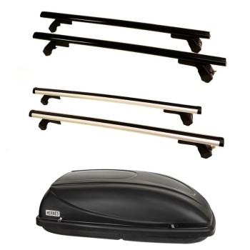 ΠΑΚΕΤΟ ΣΕΤ  Μπαγκαζιέρα Οροφής Hermes 360lt + Μπάρες Οροφής GS3